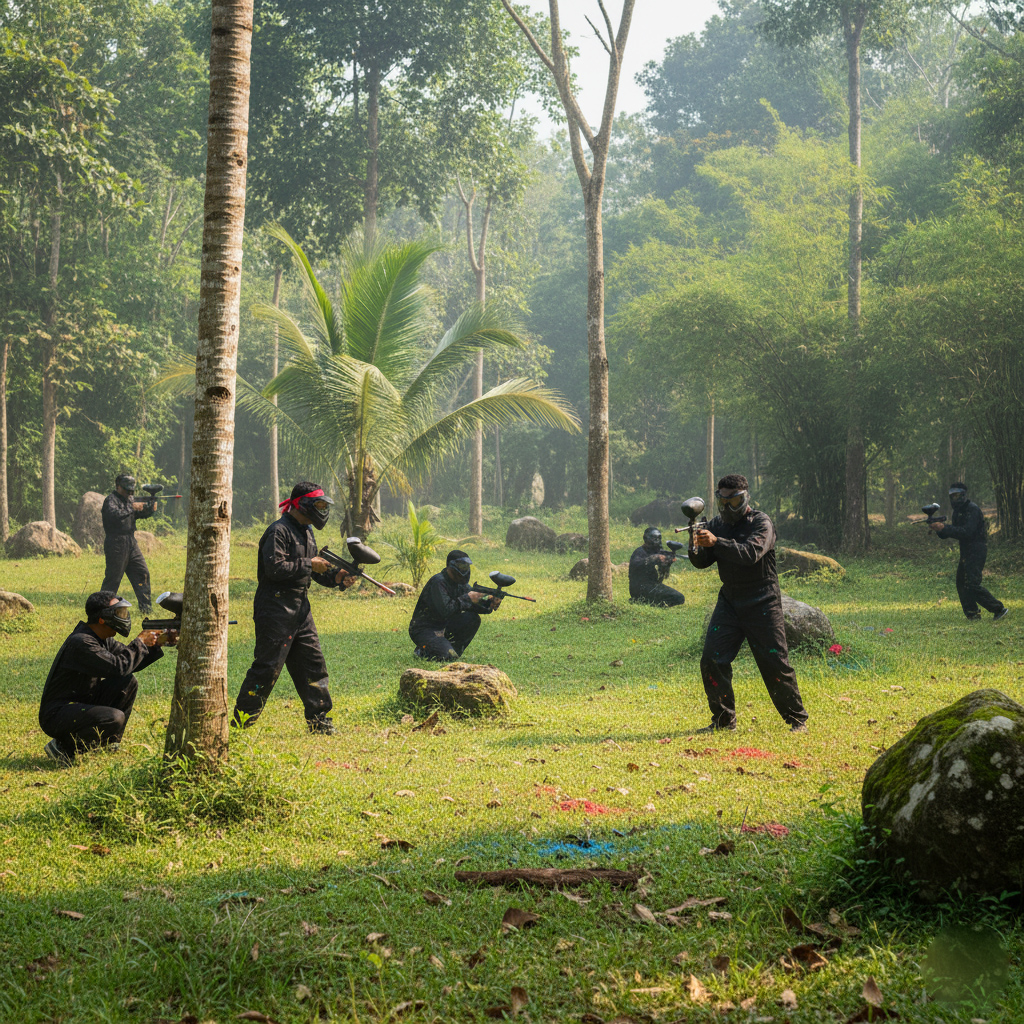 PAINT BALL outbound bogor outbound puncak outbound sentul