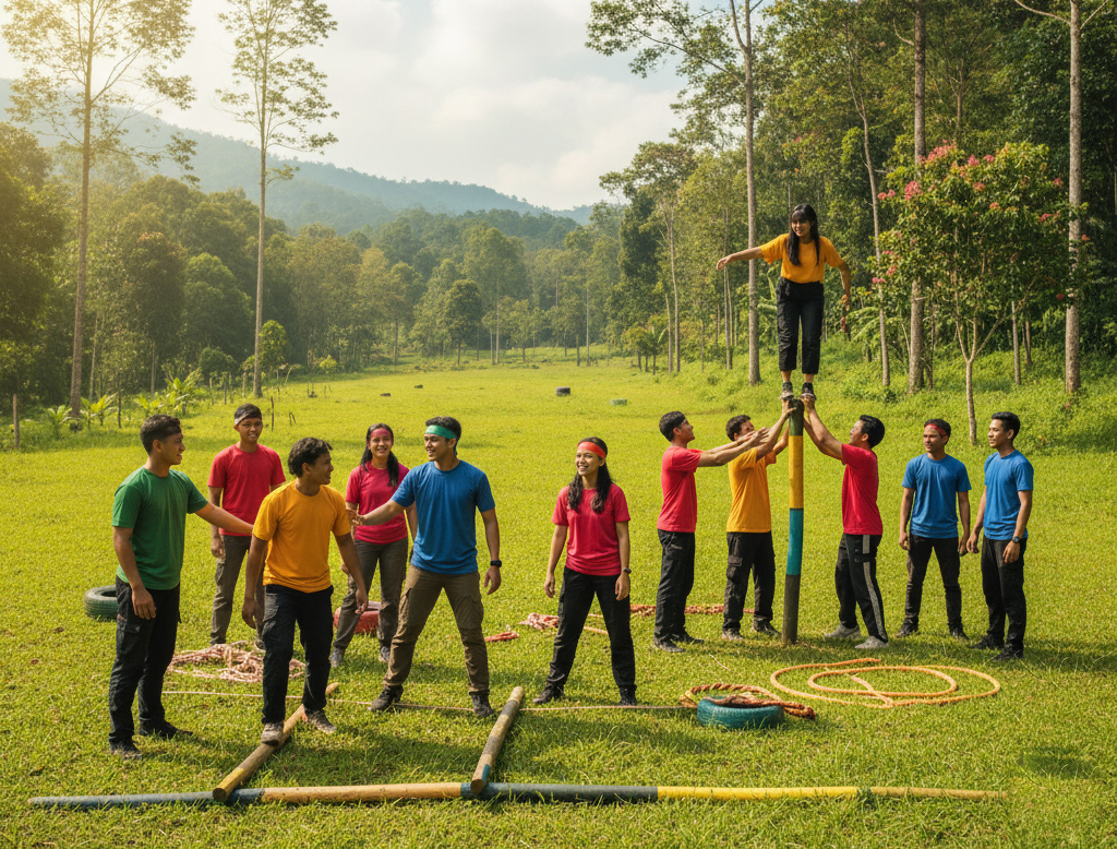 caracter building tempat outbound bogor outbound puncak outbound sentul 111
